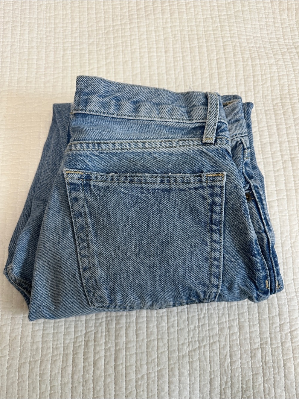 Zara Light Blue Straight Leg Women's Jeans